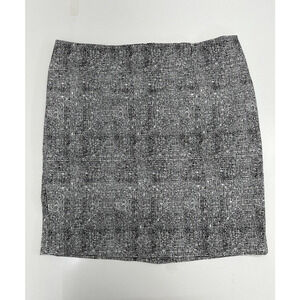 Womens Dalia Collection Skirt Size 8 Black White Modern Fit Mini